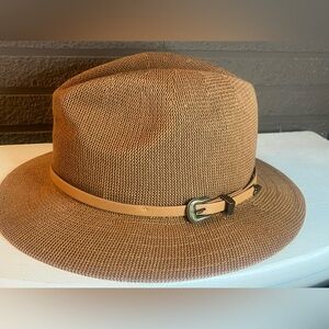 Anthropologie Stylish Brown Fedora Hat